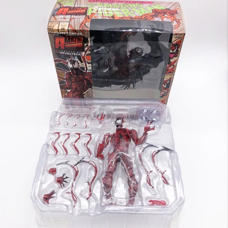 Marvel красный яд Карнаж в фильме Удивительный Человек-паук BJD Суставы подвижные фигурки модель игрушки