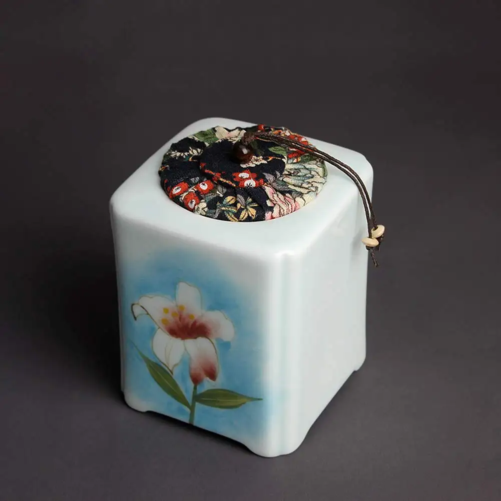 Дорогой питомец памятники Лилия шаблон керамика питомца кремации урна|Гробы и