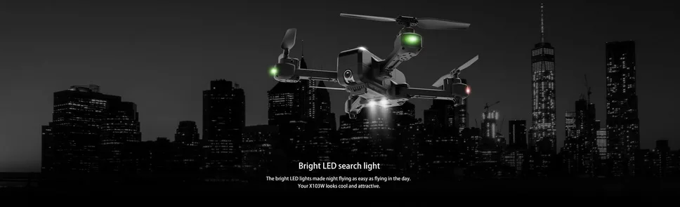 MJX X103W Дрон с GPS HD 1080P 5G WiFi четырехосный Безголовый режим умный возврат без дрона с камерой радиоуправляемая беспилотная камера квадрокоптер с камерой квадракоптер квадрокоптер с камерой профессиона