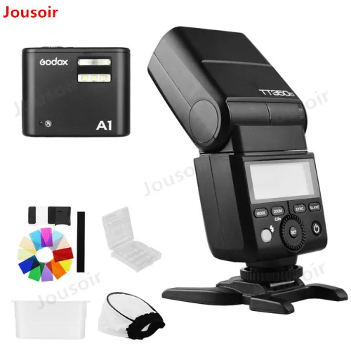 Вспышка Godox TT350C GN36 HSS TTL Speedlite с системой X1 вспышка A1 для телефона C камеры