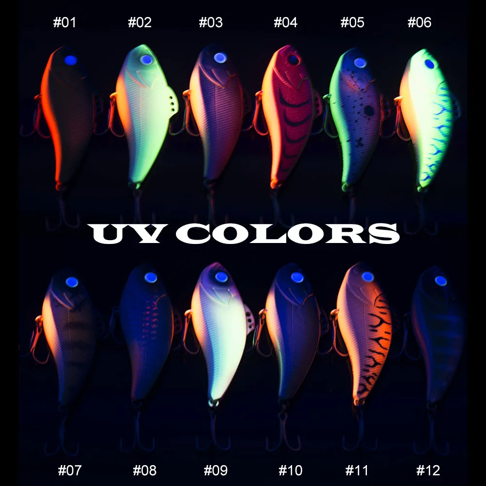 1pc Countbass VIB Chatter Vibration Sinnking Hardbait Fishing Lure Wobbler Lipless Crankbait for Saltwater | Спорт и развлечения