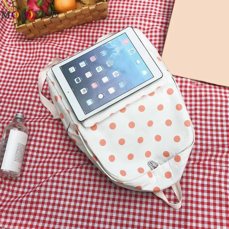 Модный женский рюкзак простые школьные сумки милый дорожный холщовый ранец с