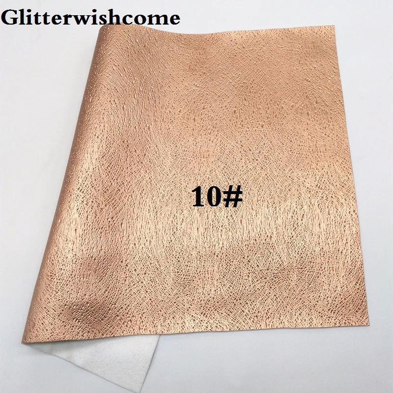 10 Glitterwishcome 21X29 см A4 размер винил для бантов блестящая кожа Fabirc искусственная кожа листы для бантов, GM112A - Цвет: 10