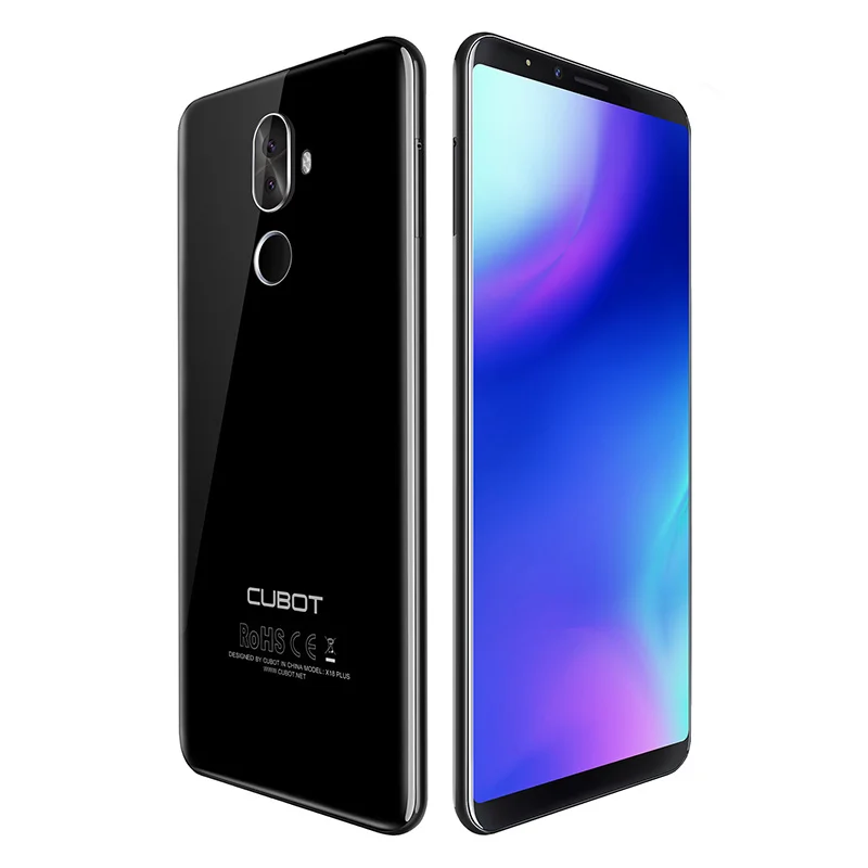 Оригинал Cubot X18 плюс 18:9 5 99 *1080 FHD + полный Экран Android 8 0 MT6750T Восьмиядерный 4 ГБ 64