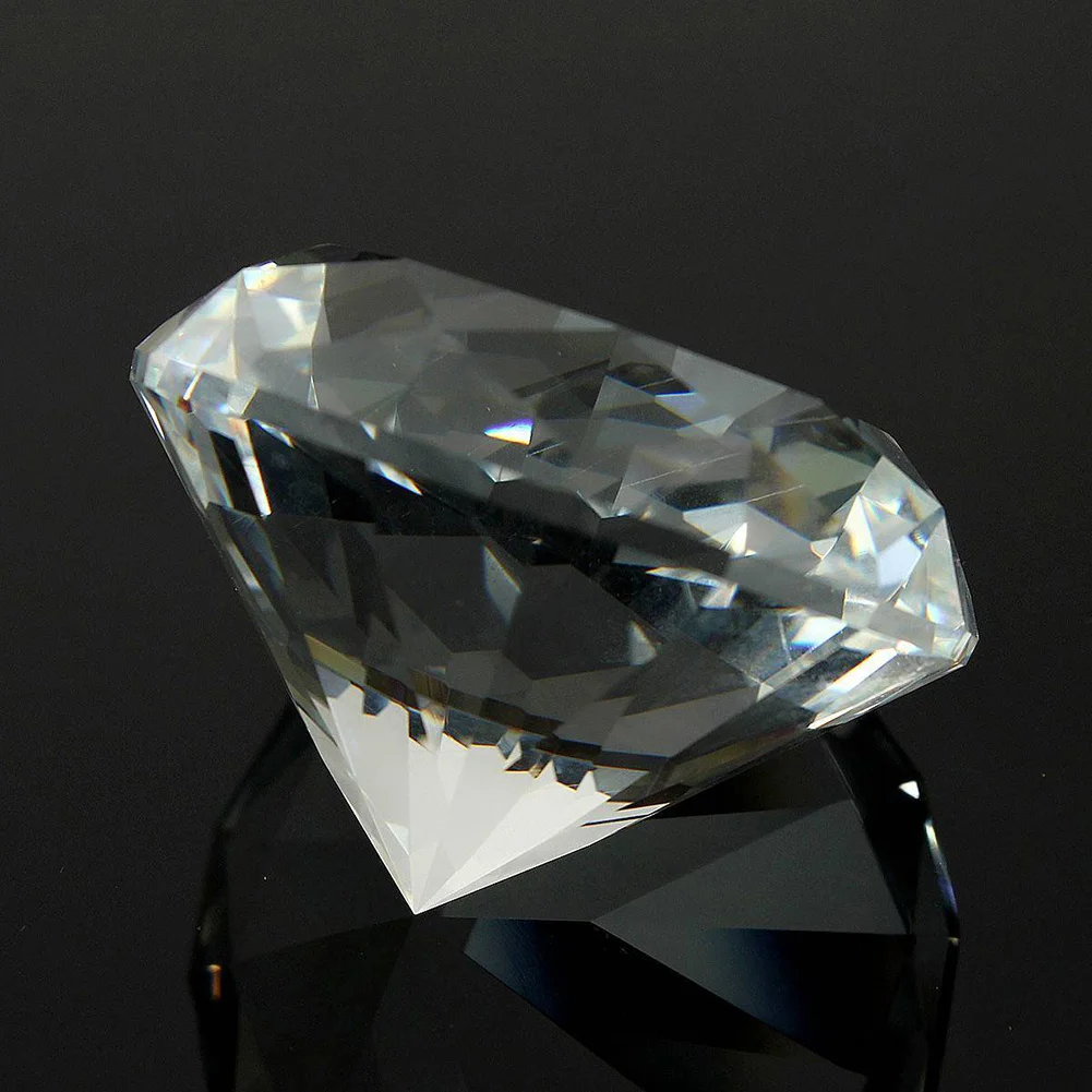 40 мм прозрачный Кристалл Стразы бриллиантовая огранка ювелирные изделия для