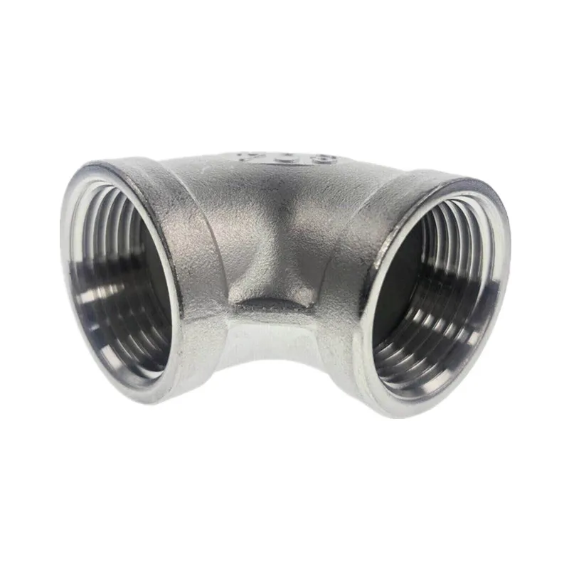 DN8-DN5" локоть 90 градусов под углом F/F нержавеющая сталь SS304 Женский* FemaleThreaded фитинги для труб
