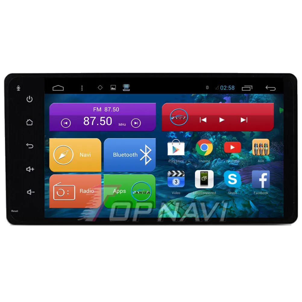 

Topnavi 7" Quad Core Android 6.0 Car GPS for Mitsubishi Universal 2Din 2006 2007 2008 2009 2010 2011 2012 2013 2014 2015,NO DVD