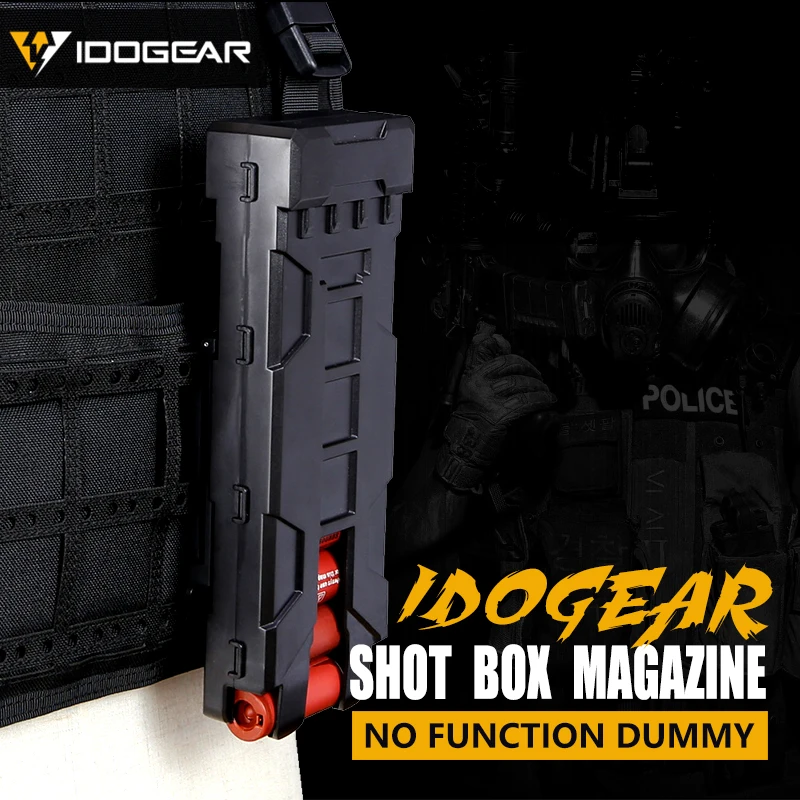 IDOGEAR дробилка манекен патроны мешок 10 патронов 12GA снаряды чехол Перезагрузка