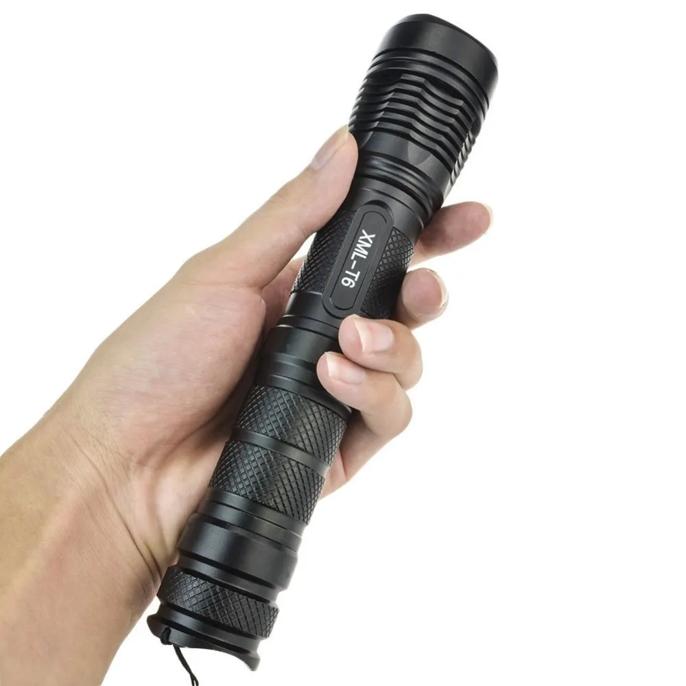 Светодиодный фонарик CrazyFire E9 CREE XM L T6 водонепроницаемый с 5 режимами 2000 лм для