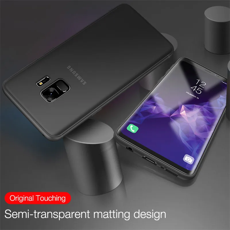Note9 Матовый ТПУ матовый чехол для телефона Samsung Galaxy S9 + анти-отпечатков пальцев TPU S8