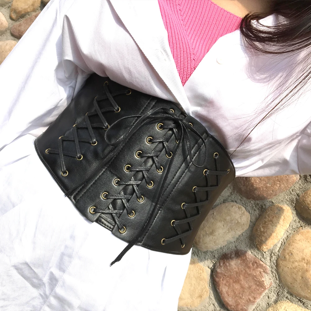 Ремни для женщин эластичный кожаный ремень новые пояса Европа широкий пояс