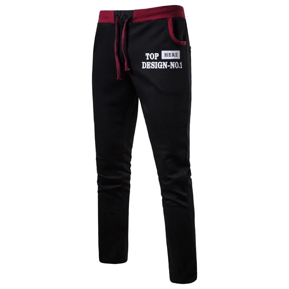 Pantalones chandal мужские новые свободные модные брюки с принтом алфавита удобные