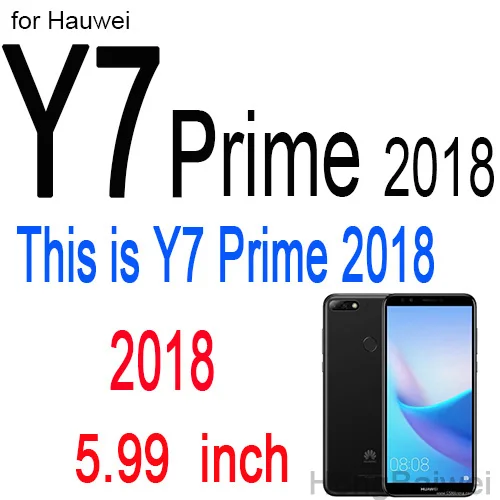 For Y7 Prime 2018 Кожаный чехол с откидной крышкой для Huawei P Smart/Honor 8X 6A 6C 6X 7A 7X 7C Pro 8 9 5A P9 P8 lite mini P10 20 Y5 Y6 Y7 Prime чехол - Цвет: For Y7 Prime 2018