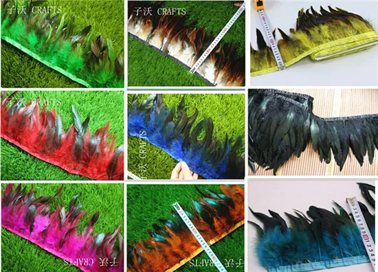 Боковая лента с красивым петушиным хвостом украшение для шитья 1-10 метров | Дом и