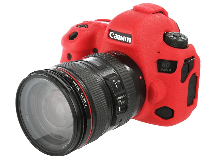 Красивый мягкий силиконовый чехол для canon 6D2 6DII 6D MARK II|camera bag|camera protectionsoft silicone rubber