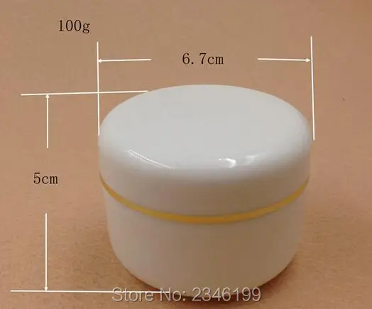 100 г мл круглая пластиковая коробка для крема контейнер упаковки косметических