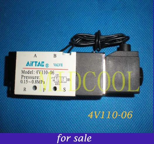 

4V110-06 superior Solenoid Valve AC220V,5port 2position solenoid valve