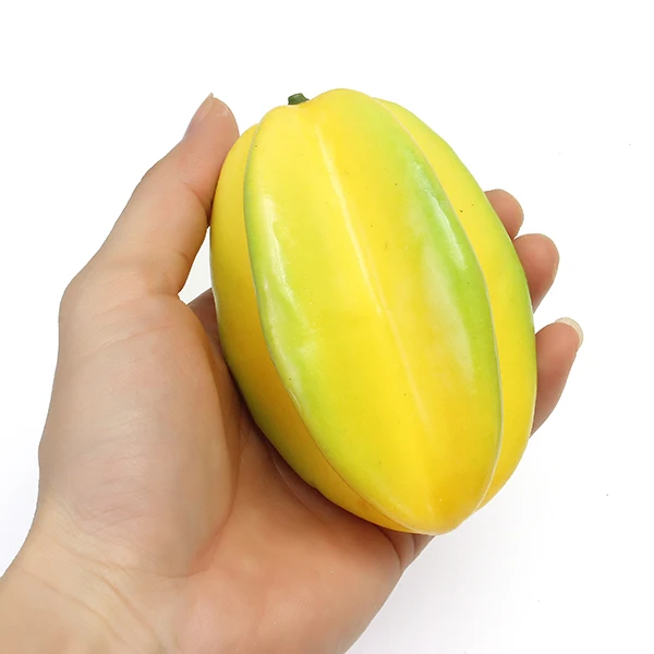Carambola Искусственные Поддельные Украшения из овощей стрельба фотостудия реквизит Дети ролевые игры игрушки Ресторан Декоративные