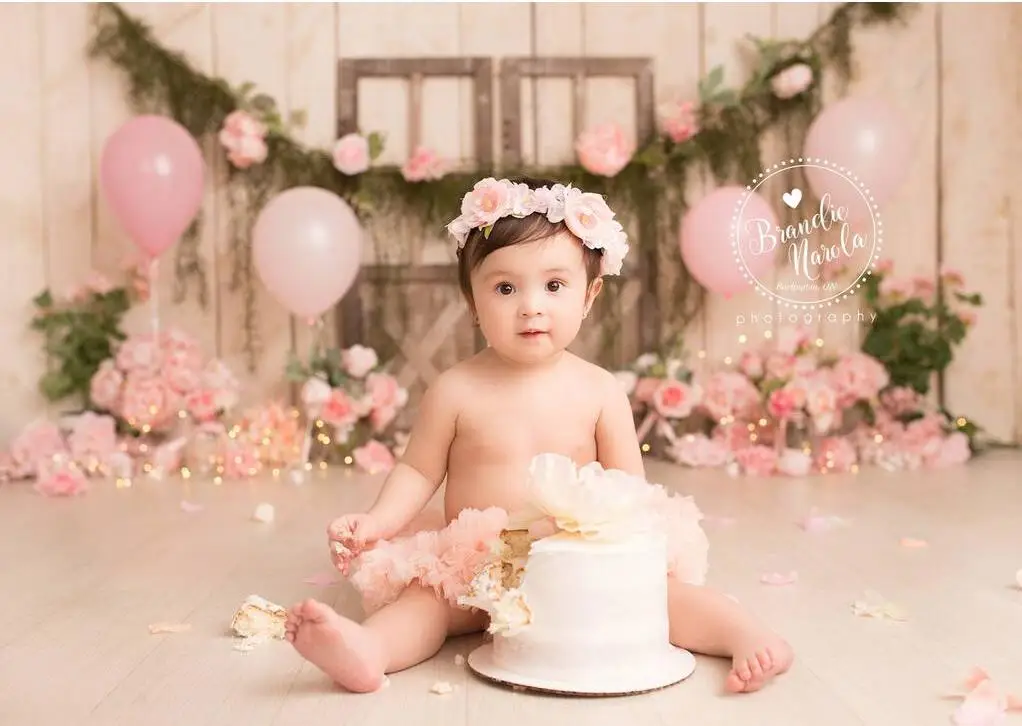Фотофон MEHOFOTO для малышей с цветочным узором детский фон фотостудии украшение дня