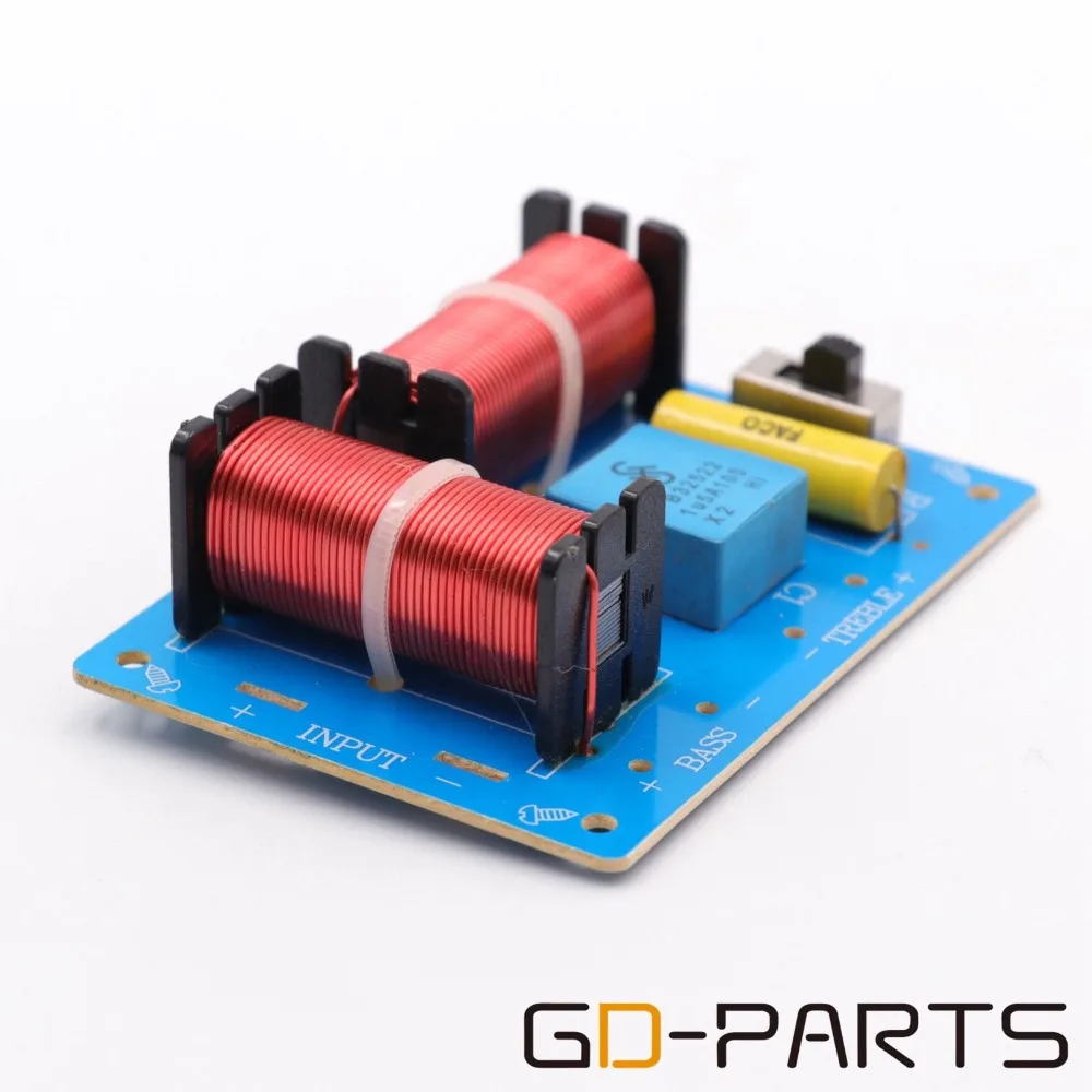 GD PARTS 1 шт. 2 полосный аудио динамик кроссовер с делителем частоты тройной басовый