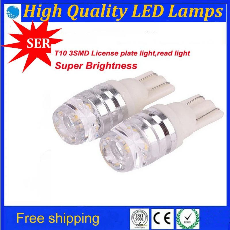 Бесплатная доставка новинка автомобильная светодиодная лампа T10 W5W 5630 SMD CANBUS OBC