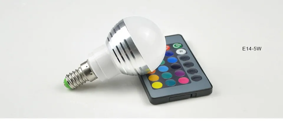 3 Вт 5 Вт 7 Вт 10 Вт RGB декоративный светодиодный ночник E27 E14 GU10 110 В 220 В светодиодный светильник с 24-клавишным пультом дистанционного управления цветной Домашний Светильник ing