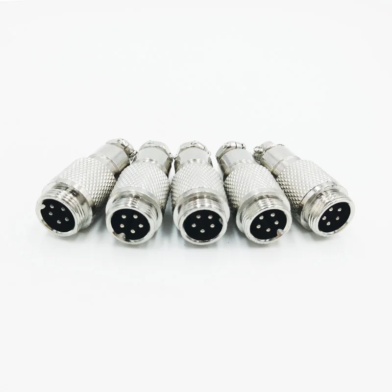 Авиационный разъем штекер 12 мм GX12D круговой push pull 2pin3pin4pin5pin6pin 5A 125 в|connector male|connector