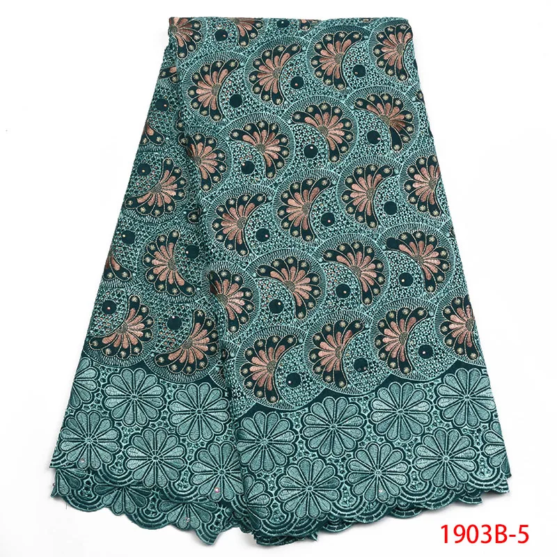 New Arrival African Cotton Lace Fabric Hot Sale Swiss Voile In Switzerland For Wedding Dress L1903B-2 | Дом и сад