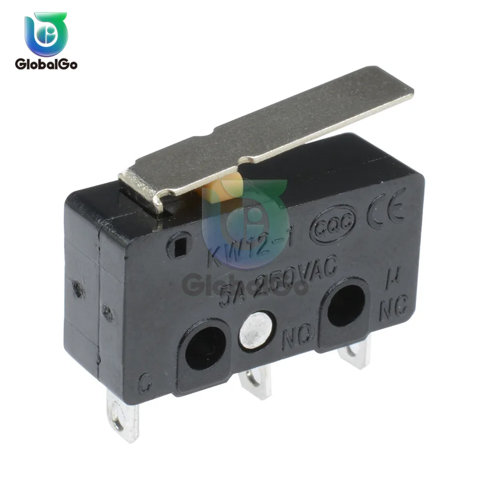 10 шт./лот KW11 3Z микро переключатель 3PIN 5A 250 в N/O N/C мини концевые тактовые