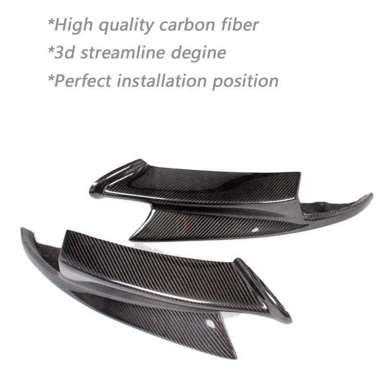 Передний спойлер для губ M3 Carbon e90 e92 Canard передний bmw E90 E92 E93 сплиттер боковой дизайн