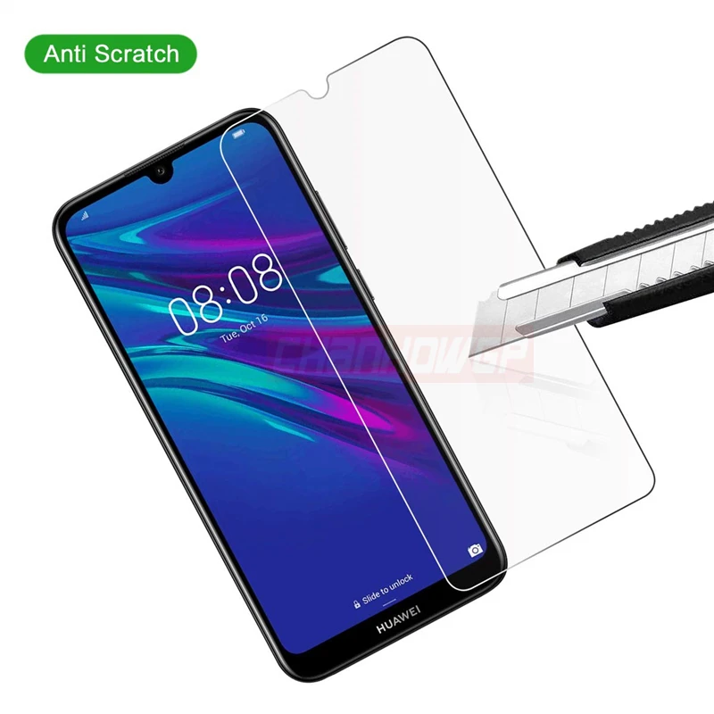 Защитное стекло закаленное 9H для Huawei P30 Lite P Smart 2019 Y6 Y7 Pro Honor 8A 8C 8X|Защитные стёкла и