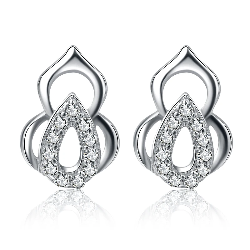 China Earrings Fashion Gourd Pattern Lucky Wedding Jewelry for Women Sterling Silver Stud Female Gift | Украшения и аксессуары