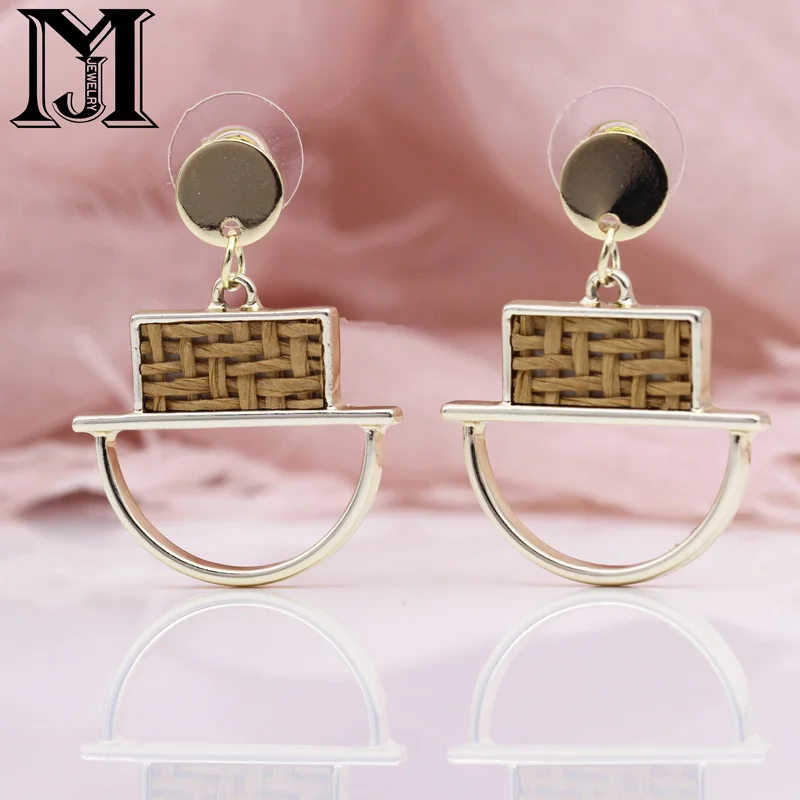 Новый Плетеный вручную бамбуковый ротанговый вязаный лоза полукруглый полый