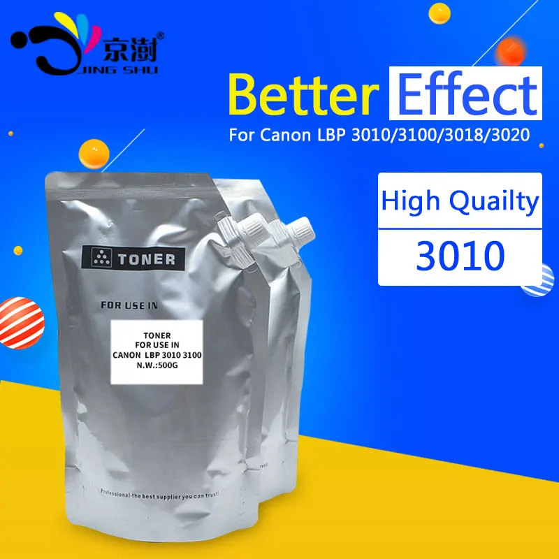 Jingshu 500g Заправка тонер CRG312 CRG712 CRG912 совместимый для Canon LBP3010 LBP 3010 3100 3018 3020