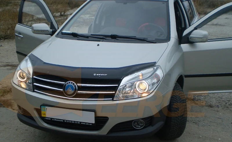 Для Geely MK Cross 2010- фары отличные ангельские глазки Ультра яркое освещение CCFL ангельские глазки комплект Halo Кольцо