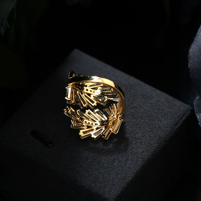 Модные женские ювелирные изделия ручной работы с фианитами регулируемые