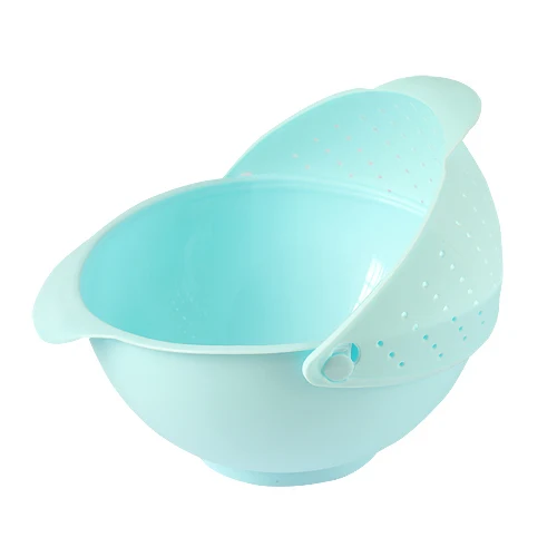 Super practical! Wash Rice Sieve Vegetable &ampFruit Cleaning Folding Basket Plastic Machine Storage Baskets cooking tools | Дом и сад