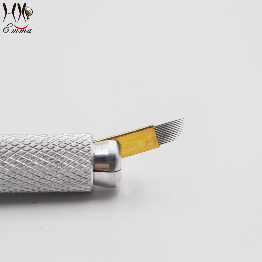 Лезвия для перманентного макияжа 12 пин 100 шт.|14 needle|needles for tattoopcd |