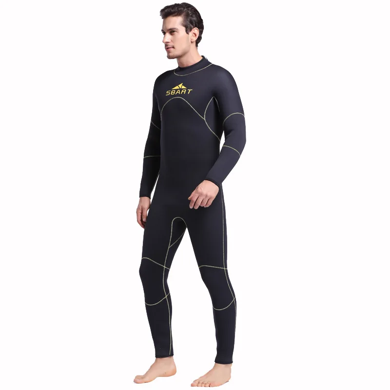 

SBART Men Diving Wetsuit Keep Warm 5mm Thicker Neoprene Two-Pieces Suit Jumpsuit Jellyfish Rash Guards Swimming Surfing SwimSuit