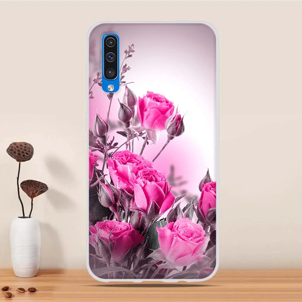 4 Силиконовый чехол для samsung Galaxy A50, чехол для samsung Galaxy A10, A30, A20, A60, A70, A40, чехол из ТПУ, задняя крышка для samsung A50, чехол - Цвет: 4