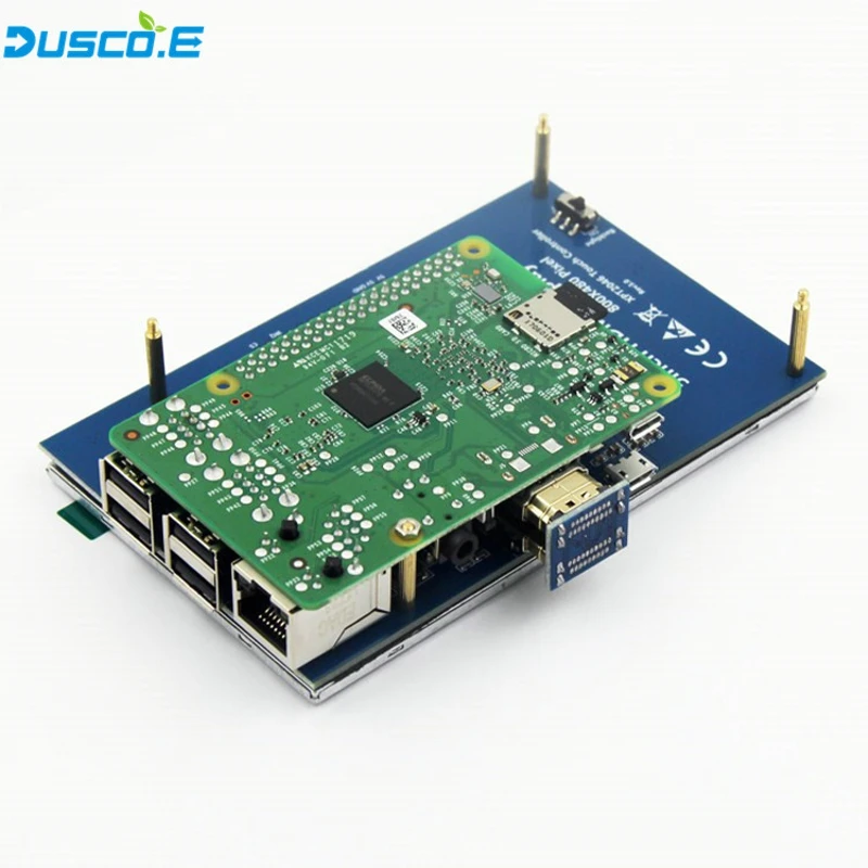 5 дюймов ЖК-дисплей HDMI Сенсорный экран Дисплей 800x480 на тонкопленочных транзисторах на тонкоплёночных транзисторах ЖК-дисплей Панель модуль с стилус для сенсорного экрана для Raspberry Pi 3 Model B/B+ Banana Pi, Лидер продаж