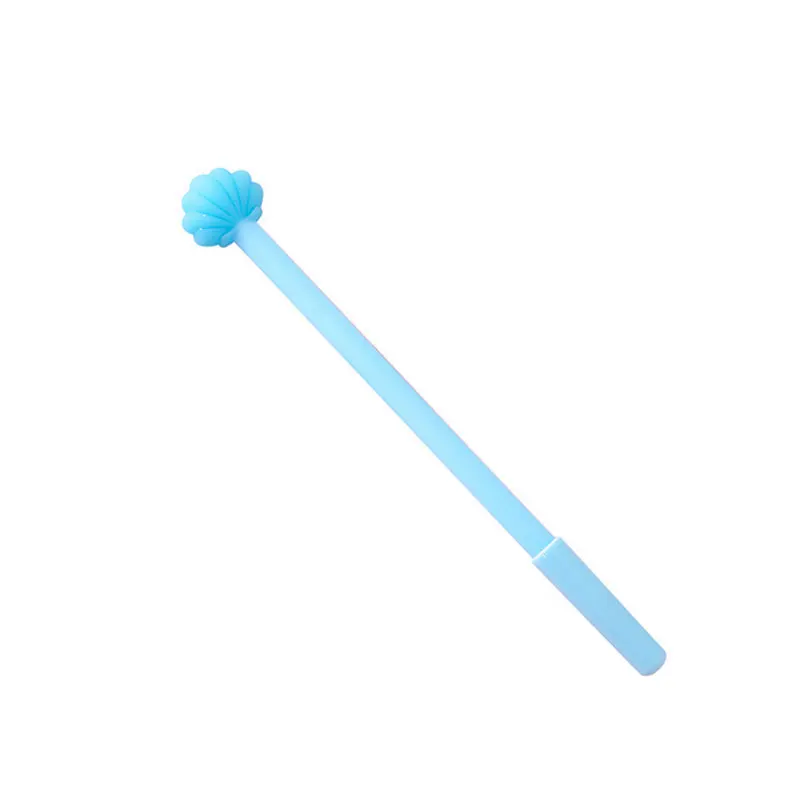 

2pcs/lot Solid color shell gel pen water pen office neutral pen children's gift kawaii School stationery supplies material