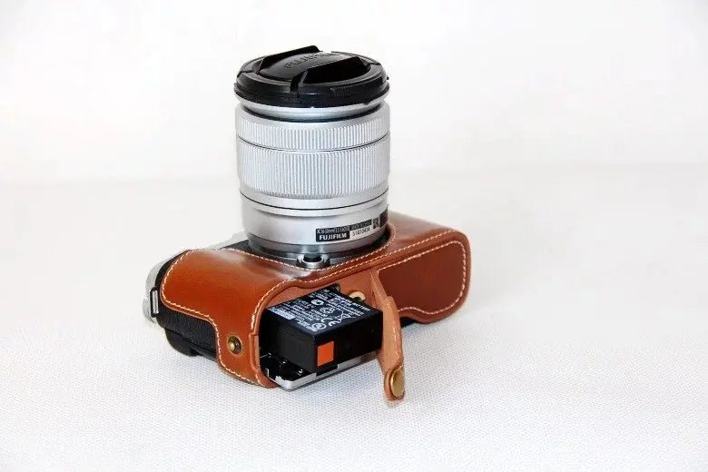Новинка чехол для фотоаппарата FUJIFILM FUJI из искусственной кожи XA1|leather half case|half