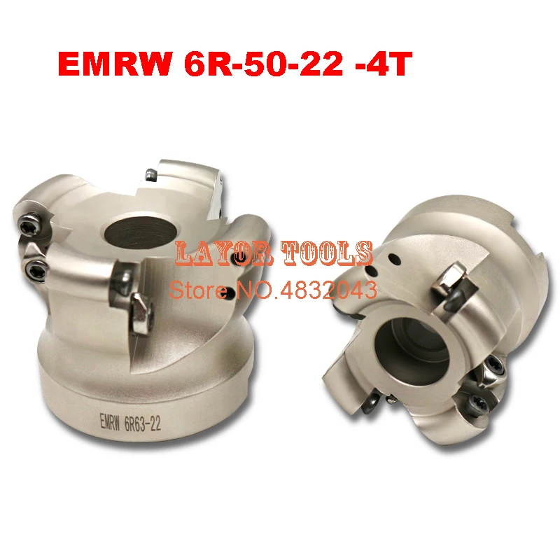 EMRW 6R 50 22 4T торцевая фреза индексируемая плоская черновой резка с ЧПУ|Фреза| |