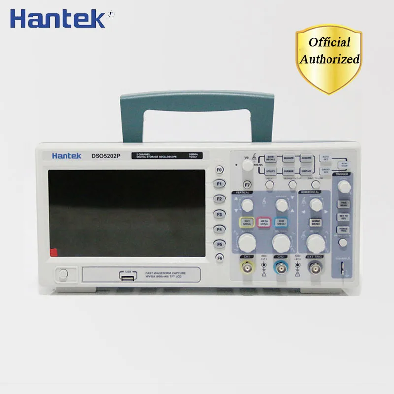 Цифровой осциллограф Hantek DSO5102P DSO5202P 100 МГц 200 2 канала ПК USB портативный портативные