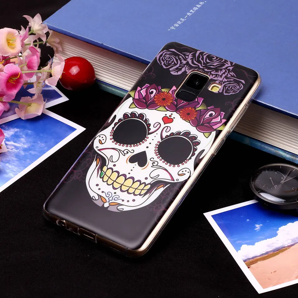 Phone Case For Galaxy A6 A8 Plus 2018 TPU Cases Samsung A5 A3 2017 Silicon Soft Covers EU Coque Housing |