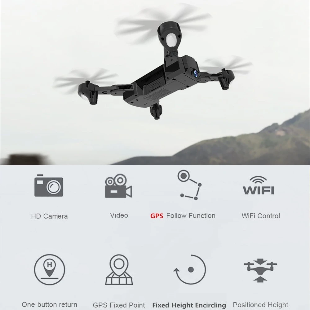 SG900 S SG900S F196 Дрон на радиоуправлении с gps и камерой 1080 P Wi Fi FPV Follow Me Радиоуправляемый
