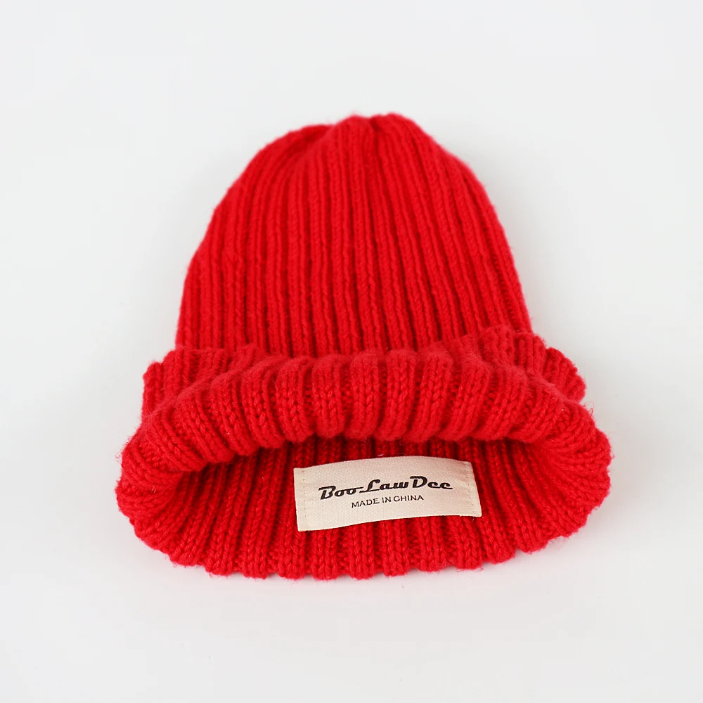 Boolawdee Весна Дети Для мальчиков и девочек Knit Watch Cap ручной работы крючком упругой