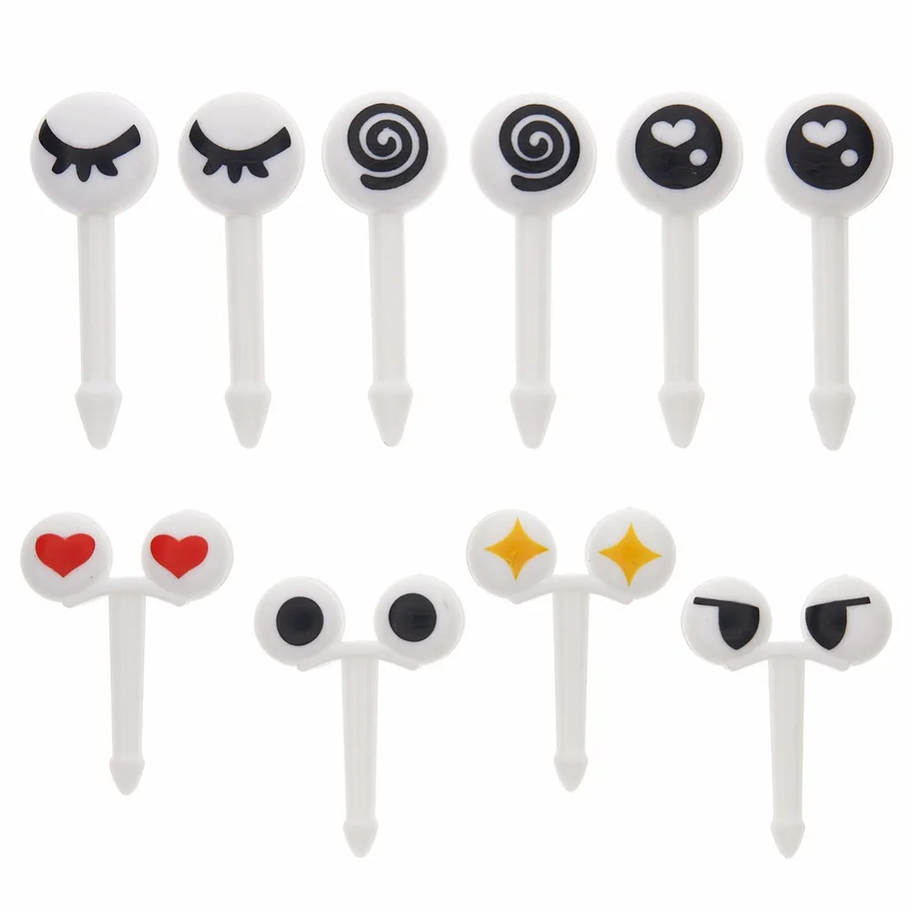 Ланч-бокс для вилок с милыми глазами дизайн пищевых фруктов аксессуар украшения