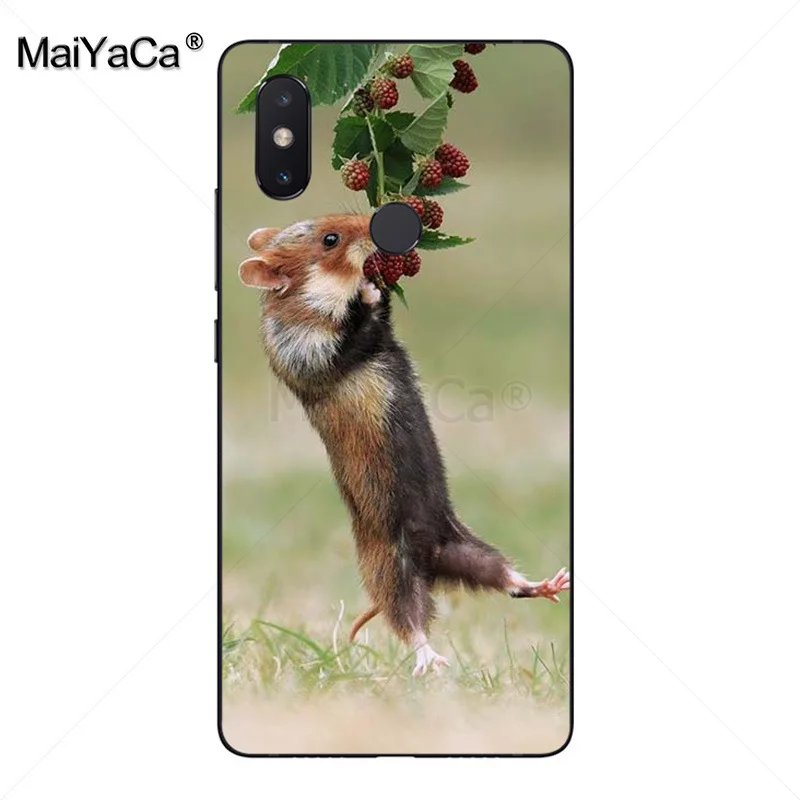 MaiYaCa weasel оригинальный черный ТПУ чехол для телефона xiaomi mi 8se 6 note2 note3 redmi 5 plus note 4